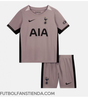 Tottenham Hotspur Tercera Equipación Niños 2023-24 Manga Corta (+ Pantalones cortos)